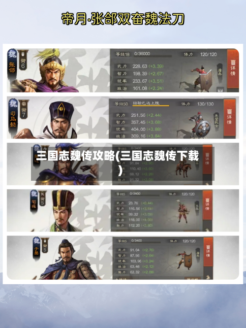 三国志魏传攻略(三国志魏传下载)-第1张图片