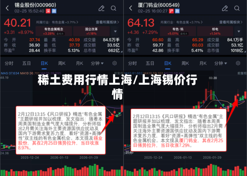 稀土费用行情上海/上海锡价行情-第2张图片