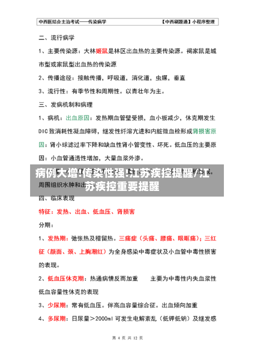 病例大增!传染性强!江苏疾控提醒/江苏疾控重要提醒-第3张图片