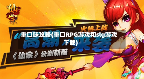 重口味攻略(重口RPG游戏和slg游戏下载)-第3张图片