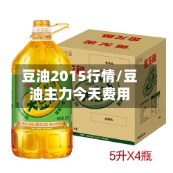 豆油2015行情/豆油主力今天费用