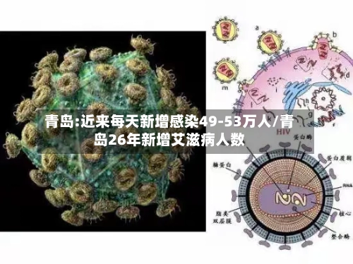青岛:近来每天新增感染49-53万人/青岛26年新增艾滋病人数-第3张图片