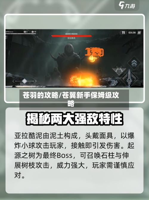 苍羽的攻略/苍翼新手保姆级攻略