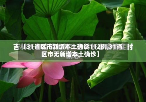 【31省区市新增本土确诊112例,31省区市无新增本土确诊】-第1张图片