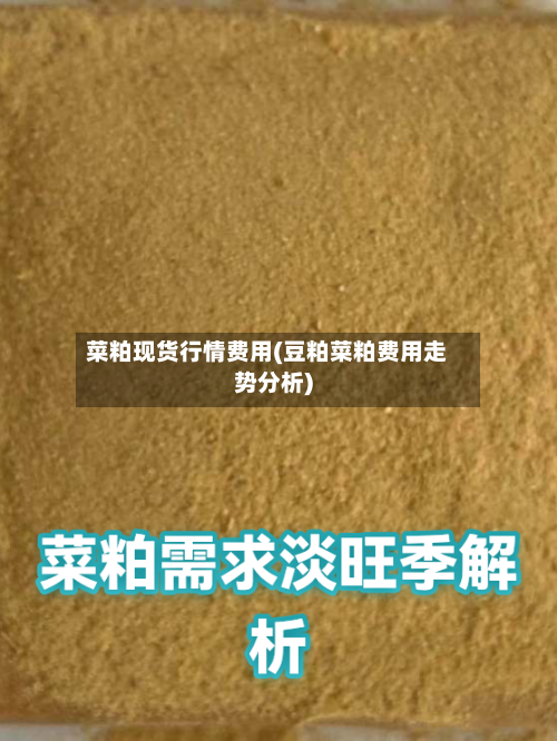 菜粕现货行情费用(豆粕菜粕费用走势分析)-第2张图片