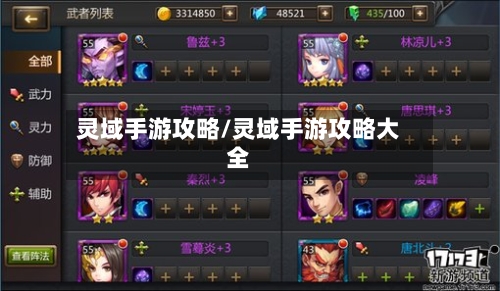 灵域手游攻略/灵域手游攻略大全-第3张图片