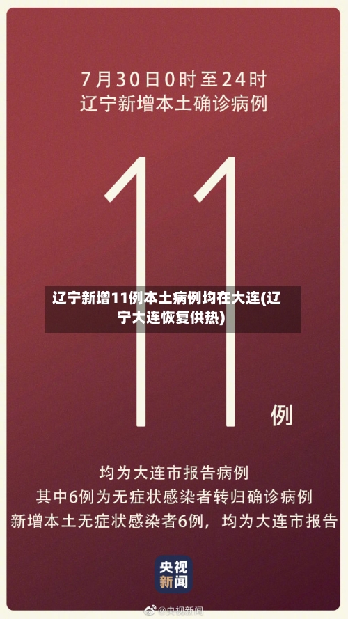 辽宁新增11例本土病例均在大连(辽宁大连恢复供热)