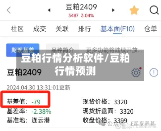 豆粕行情分析软件/豆粕行情预测-第1张图片