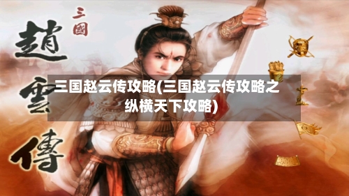 三国赵云传攻略(三国赵云传攻略之纵横天下攻略)
