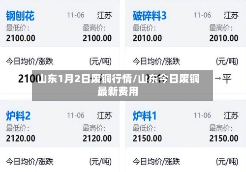 山东1月2日废铜行情/山东今日废铜最新费用