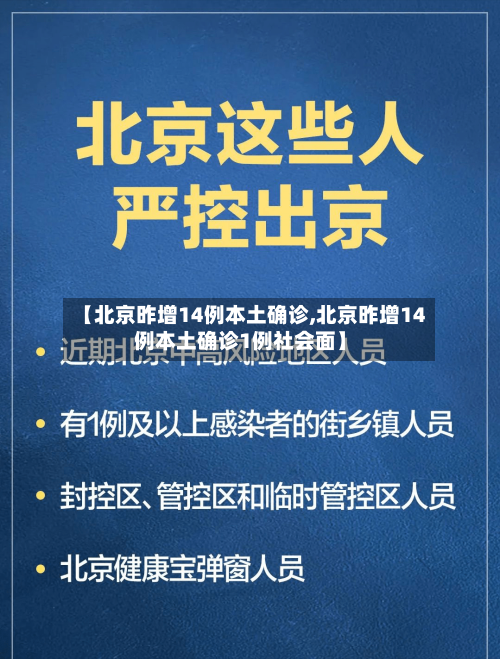 【北京昨增14例本土确诊,北京昨增14例本土确诊1例社会面】-第3张图片