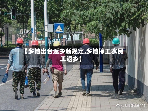 【多地出台返乡新规定,多地停工农民工返乡】-第2张图片