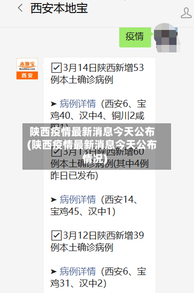 陕西疫情最新消息今天公布(陕西疫情最新消息今天公布情况)