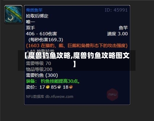 【魔兽钓鱼攻略,魔兽钓鱼攻略图文】-第2张图片