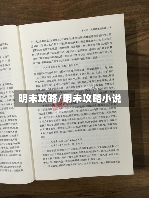 明未攻略/明未攻略小说