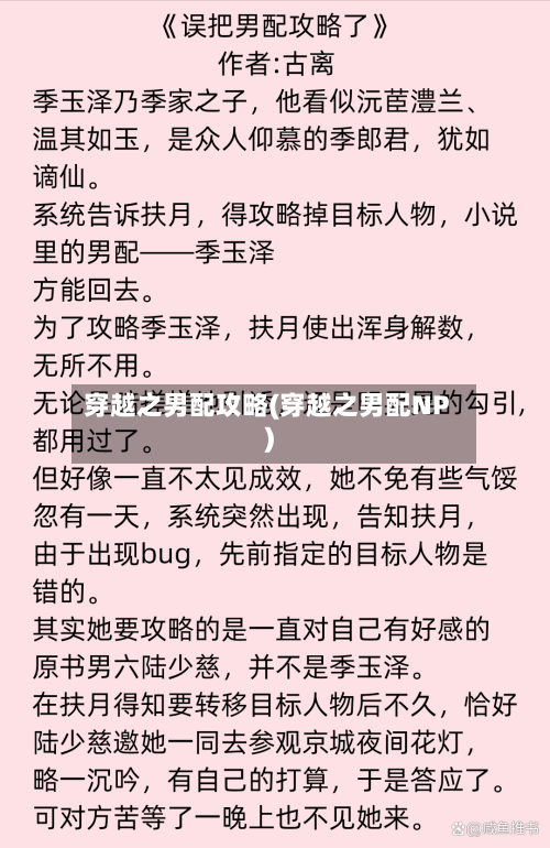穿越之男配攻略(穿越之男配NP)