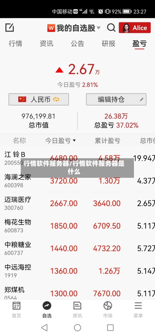 行情软件服务器/行情软件服务器是什么