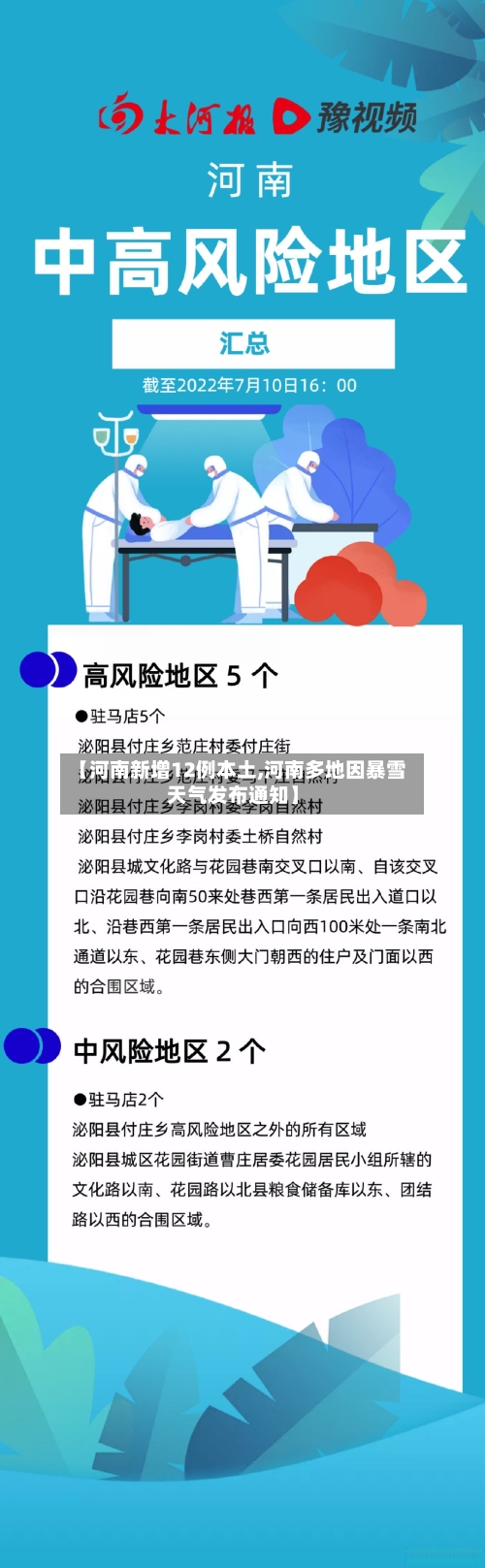 【河南新增12例本土,河南多地因暴雪天气发布通知】-第3张图片