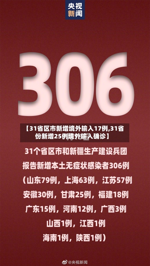 【31省区市新增境外输入17例,31省份新增25例境外输入确诊】-第2张图片