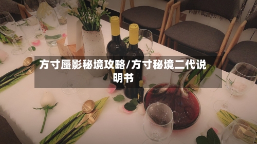 方寸蜃影秘境攻略/方寸秘境二代说明书-第2张图片