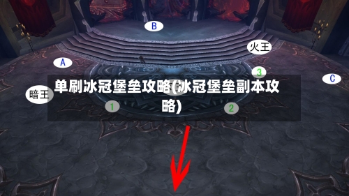 单刷冰冠堡垒攻略(冰冠堡垒副本攻略)