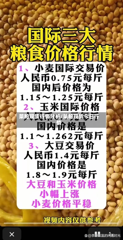 菜粕现货行情分析/菜粕现货今日行情-第3张图片