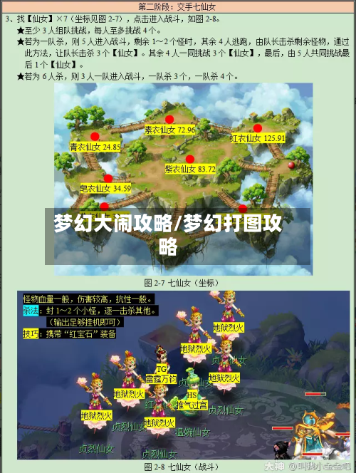 梦幻大闹攻略/梦幻打图攻略