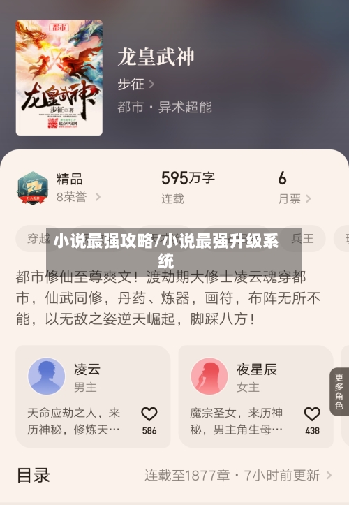 小说最强攻略/小说最强升级系统-第3张图片