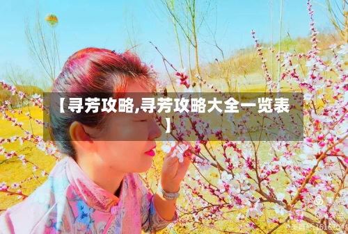 【寻芳攻略,寻芳攻略大全一览表】