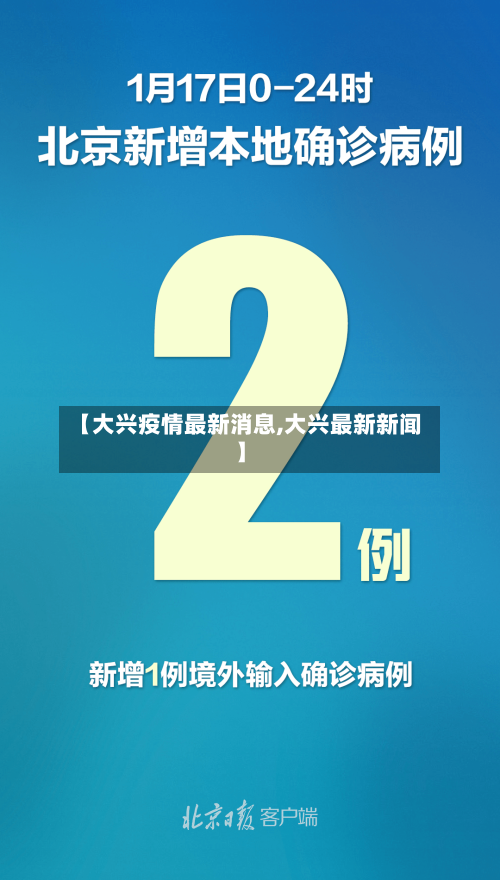 【大兴疫情最新消息,大兴最新新闻】-第3张图片