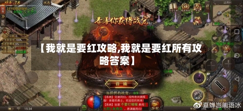 【我就是要红攻略,我就是要红所有攻略答案】