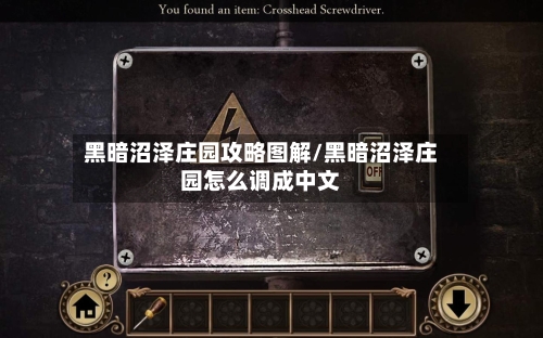 黑暗沼泽庄园攻略图解/黑暗沼泽庄园怎么调成中文-第3张图片