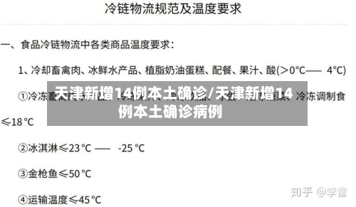 天津新增14例本土确诊/天津新增14例本土确诊病例-第3张图片