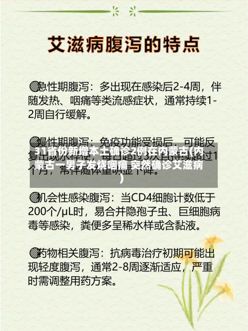31省份新增本土确诊2例在内蒙古(内蒙古一男子发烧咽痛 突然确诊艾滋病)-第2张图片