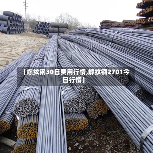 【螺纹钢30日费用行情,螺纹钢2701今日行情】-第3张图片