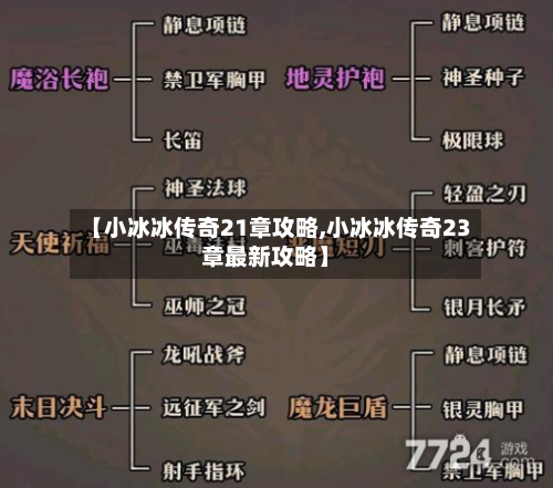 【小冰冰传奇21章攻略,小冰冰传奇23章最新攻略】-第2张图片