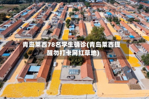 青岛莱西78名学生确诊(青岛莱西提醒勿打卡网红草地)