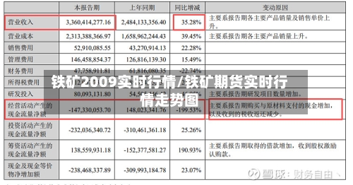 铁矿2009实时行情/铁矿期货实时行情走势图-第2张图片