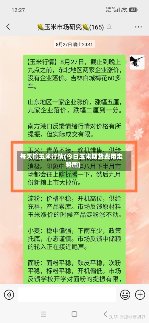 每天愉玉米行情(今日玉米期货费用走势图)