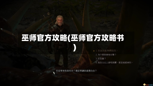 巫师官方攻略(巫师官方攻略书)