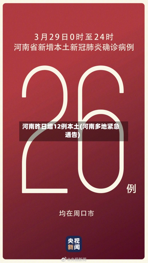 河南昨日增12例本土(河南多地紧急通告)-第2张图片