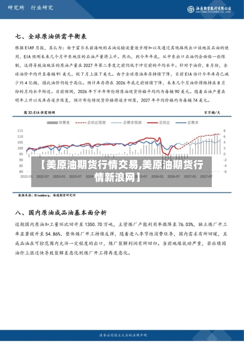 【美原油期货行情交易,美原油期货行情新浪网】