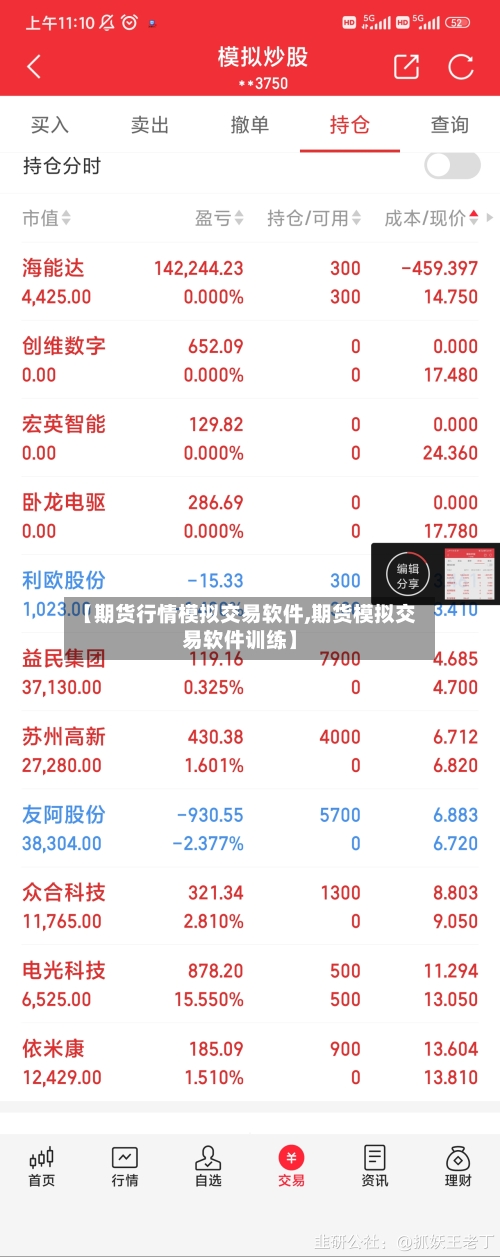 【期货行情模拟交易软件,期货模拟交易软件训练】-第2张图片