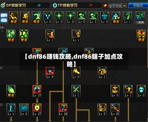 【dnf86赚钱攻略,dnf86瞎子加点攻略】