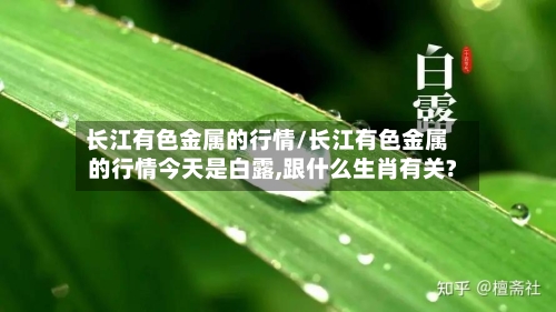 长江有色金属的行情/长江有色金属的行情今天是白露,跟什么生肖有关?