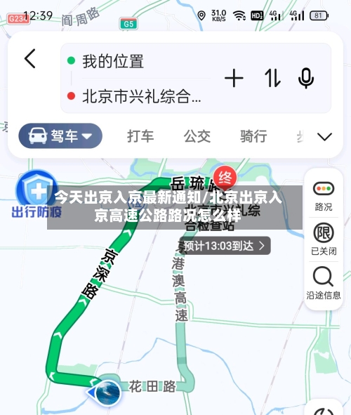 今天出京入京最新通知/北京出京入京高速公路路况怎么样