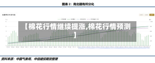 【棉花行情继续提涨,棉花行情预测】