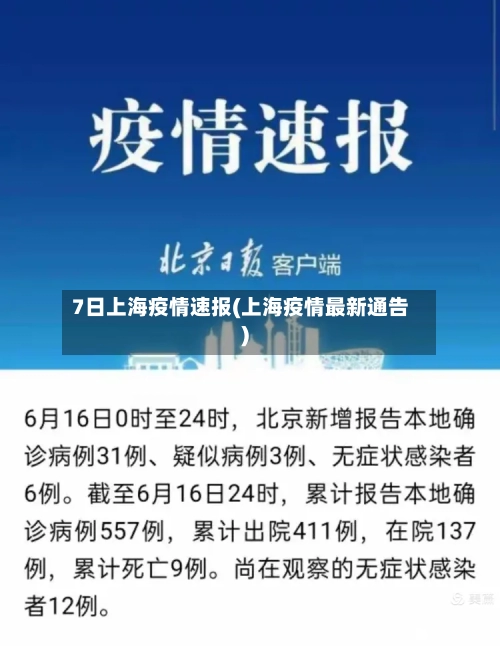 7日上海疫情速报(上海疫情最新通告)