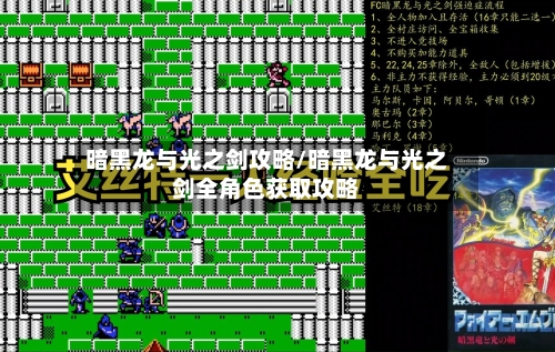 暗黑龙与光之剑攻略/暗黑龙与光之剑全角色获取攻略-第2张图片