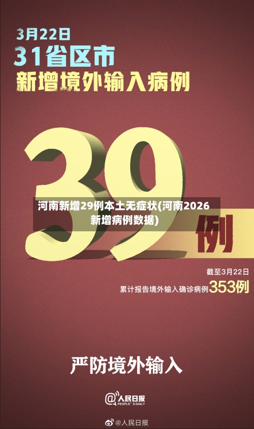 河南新增29例本土无症状(河南2026新增病例数据)-第3张图片